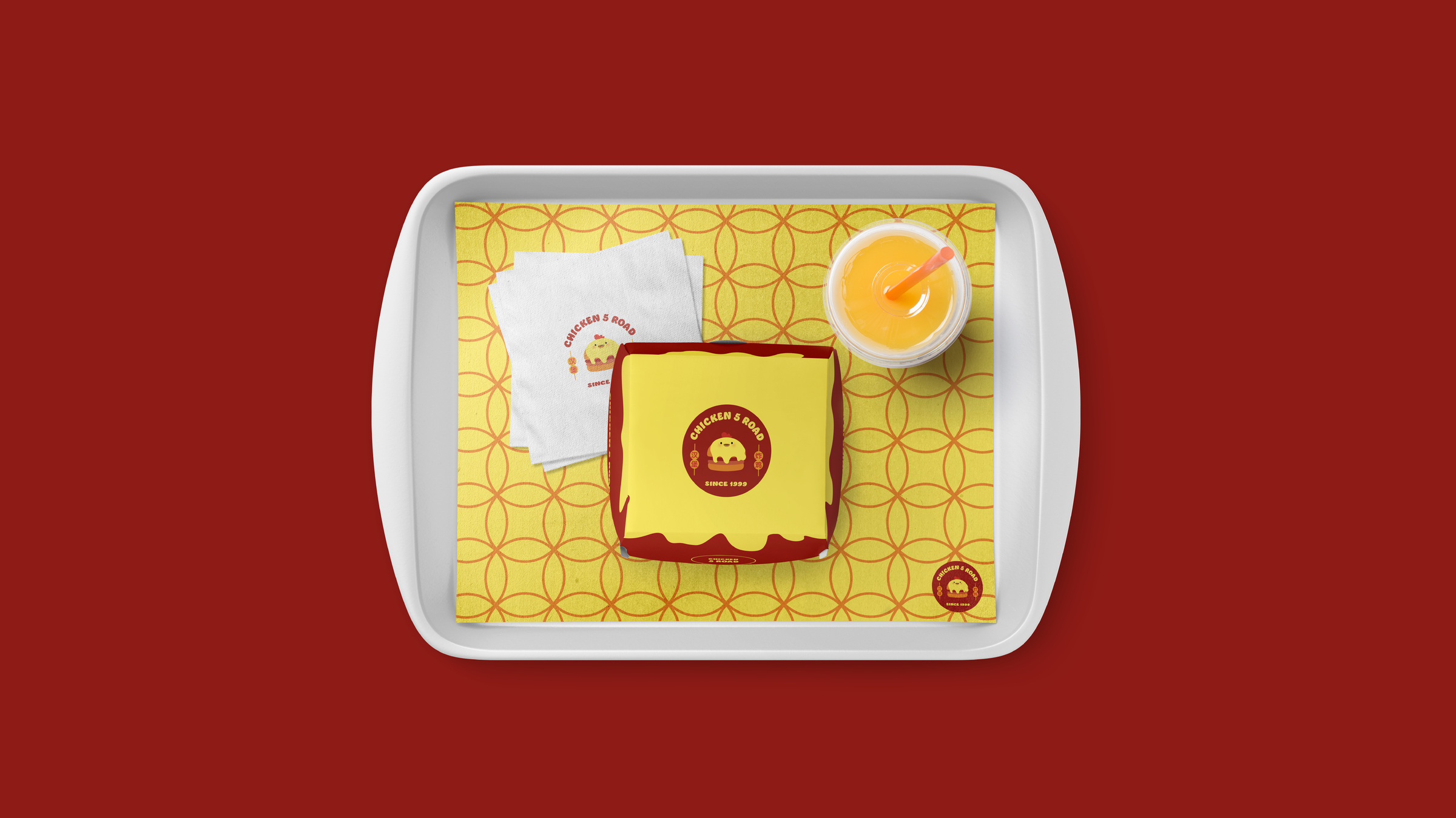 Tray liner and in-store serving materials