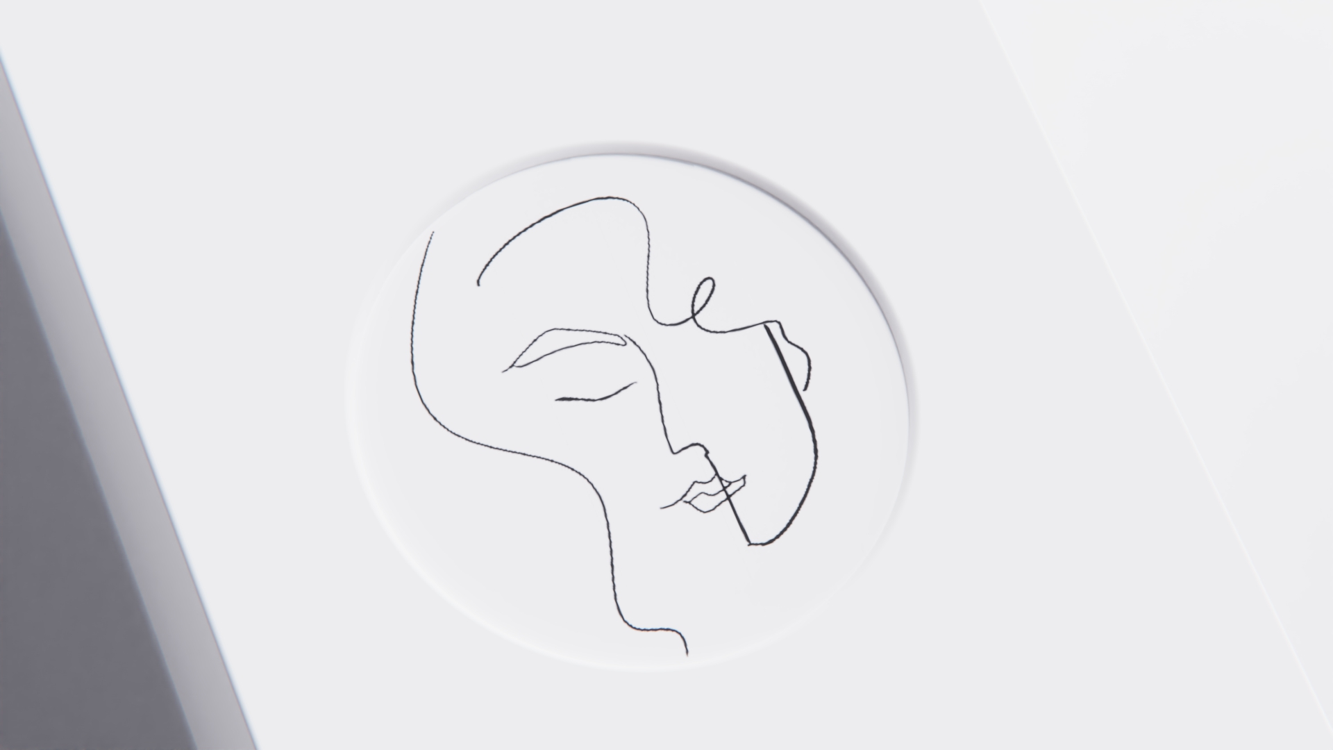 Embossed logo detail