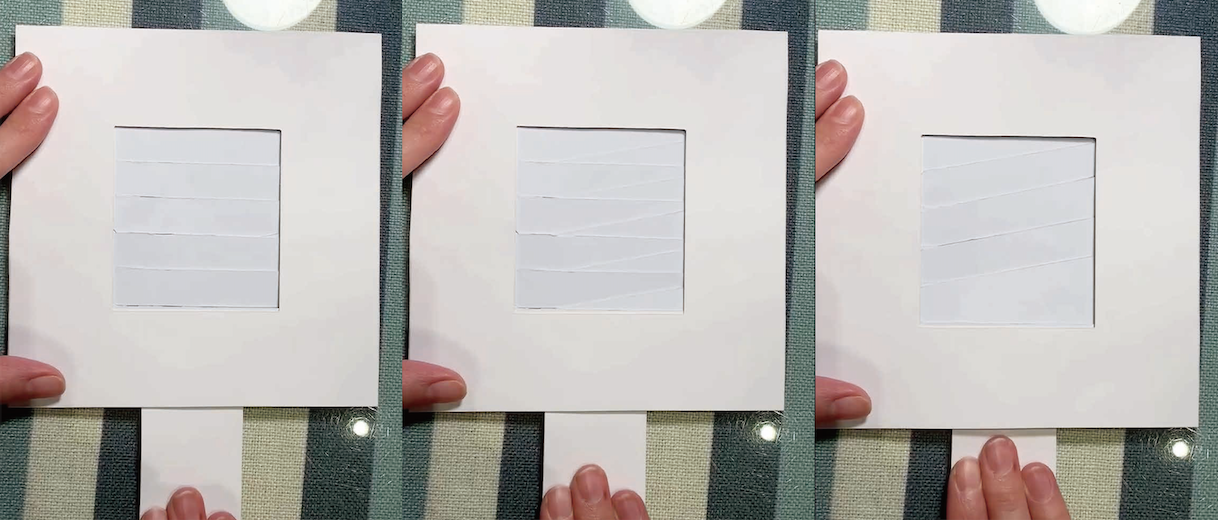 Pull-tab paper prototype